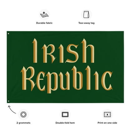 Irish Republic Flag - Easter Rising 1916 Proclamation Flag
