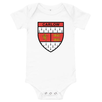 Carlow County Babygrow - Irish County Carlow Crest Bodysuit