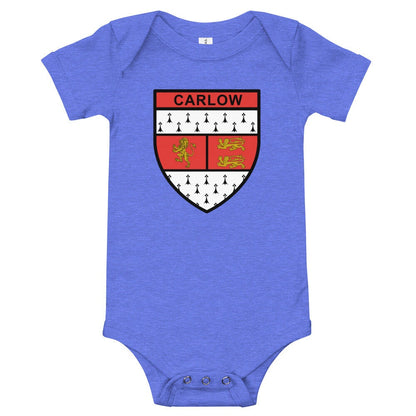 Carlow County Babygrow - Irish County Carlow Crest Bodysuit