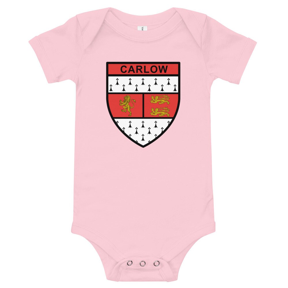 Carlow County Babygrow - Irish County Carlow Crest Bodysuit