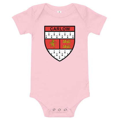 Carlow County Babygrow - Irish County Carlow Crest Bodysuit