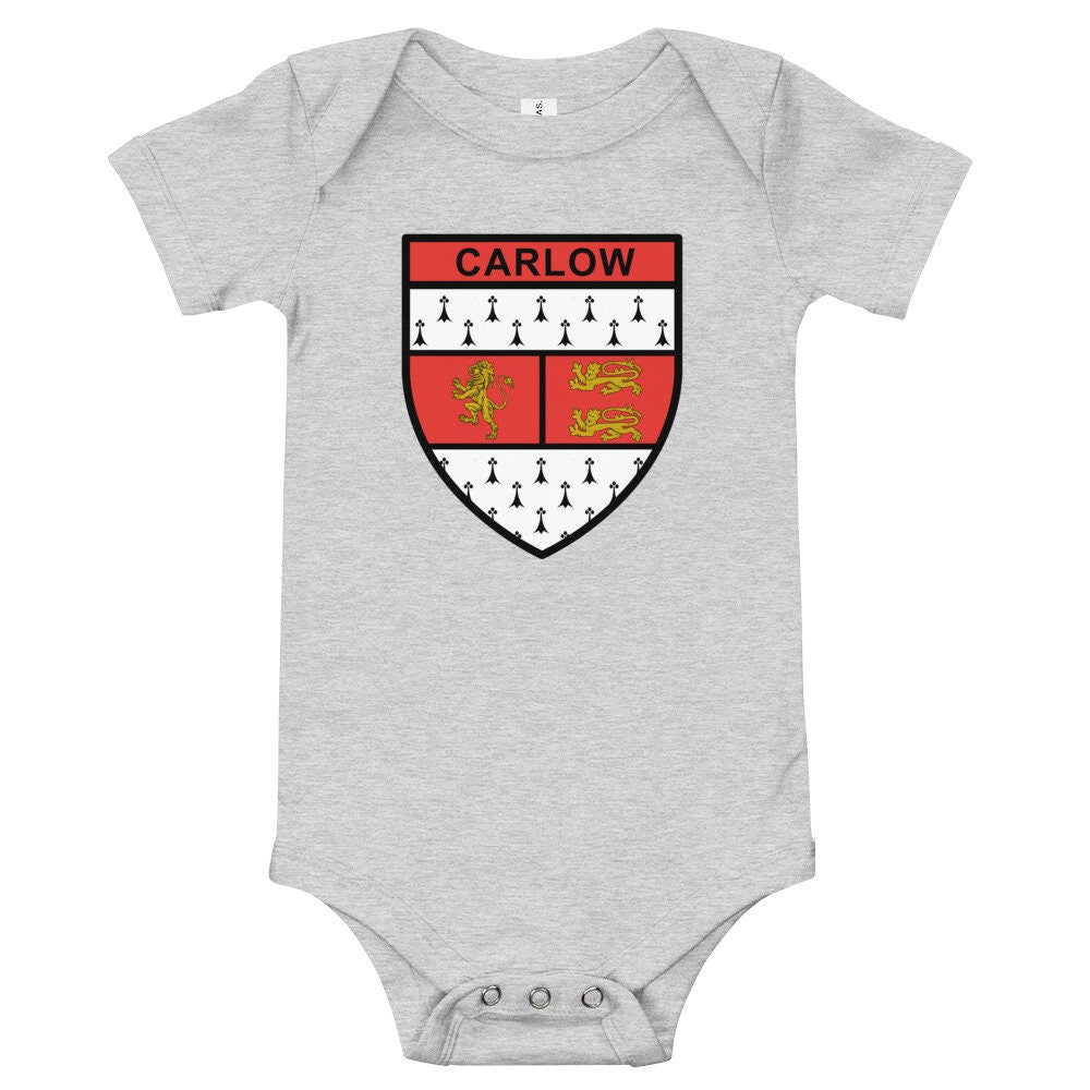 Carlow County Babygrow - Irish County Carlow Crest Bodysuit