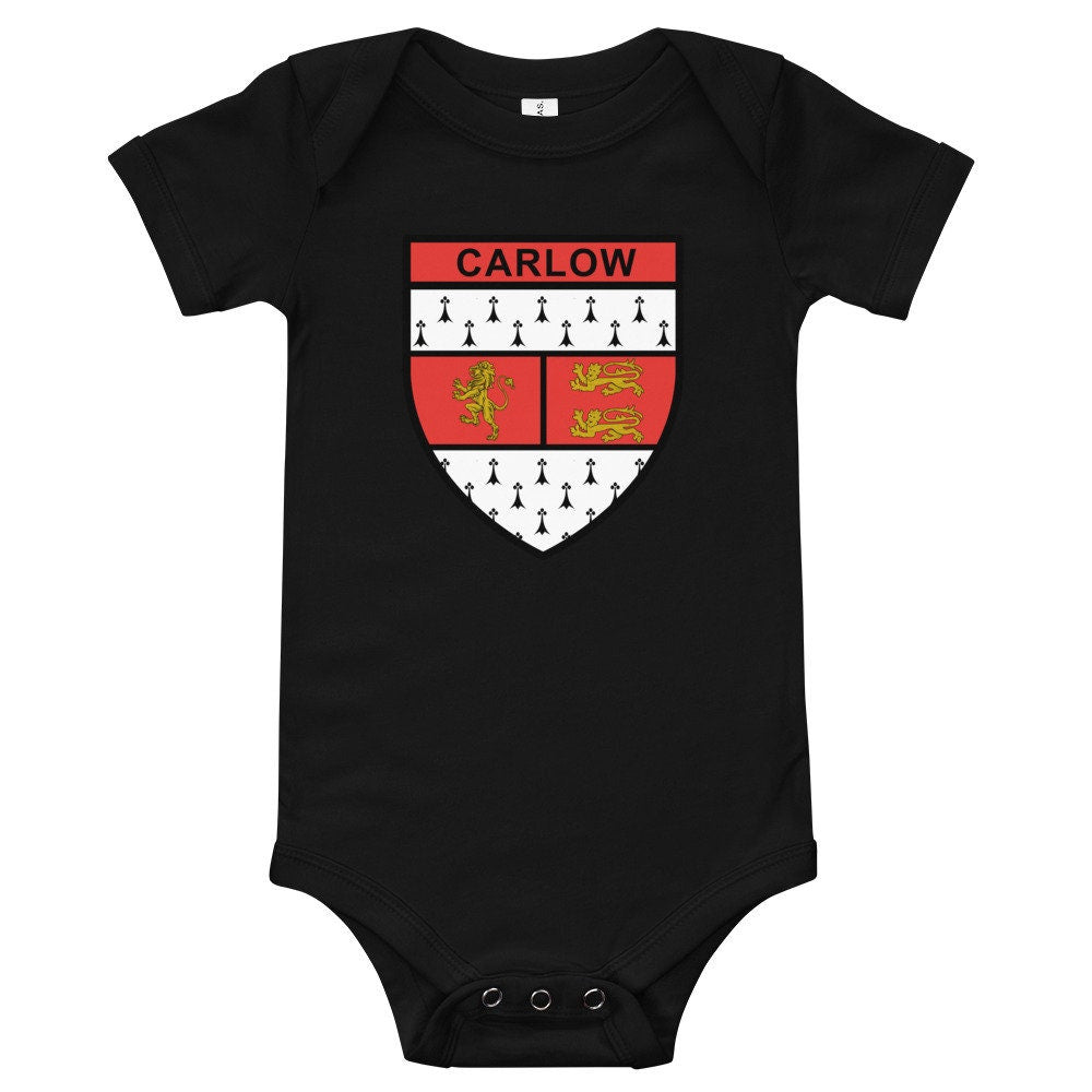 Carlow County Babygrow - Irish County Carlow Crest Bodysuit